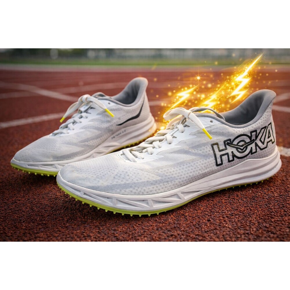 HOKA Crescendo MD Track Spikes White Men’s 11 Unisex (NO SPIKES)